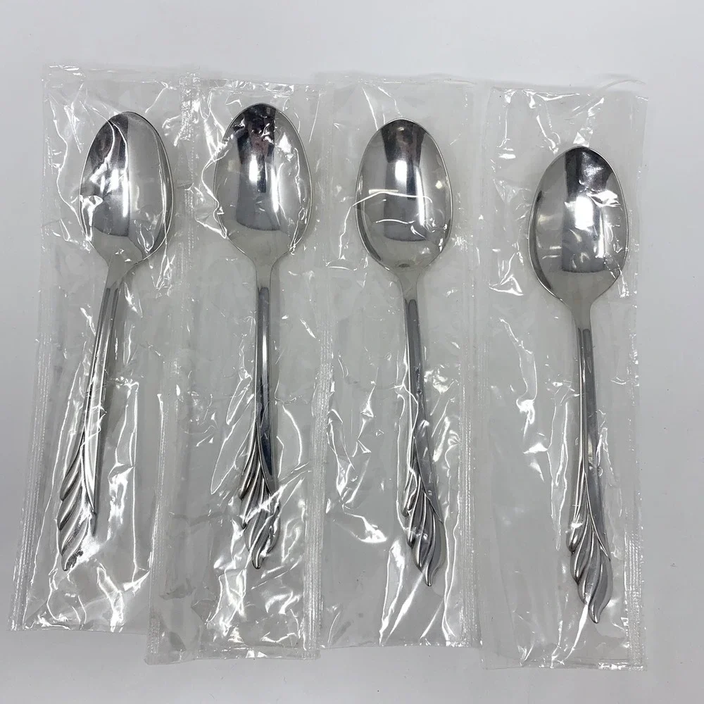 Set of 4 Oneida USA - LIBERTY'S LIGHT Stainless Flatware 6-7/8